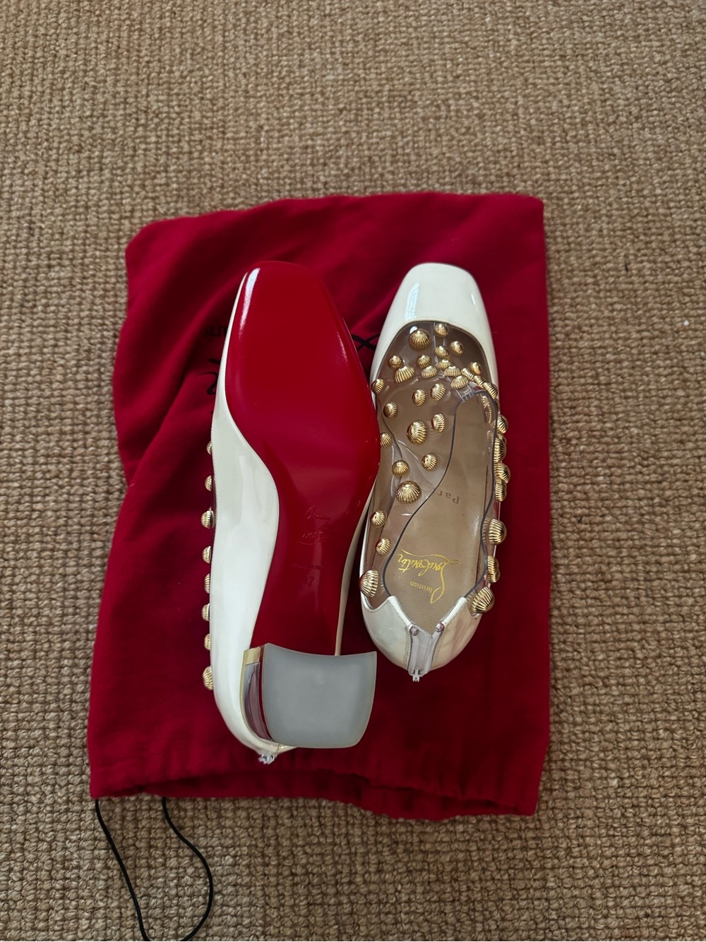 Christian Louboutin Studded Women's Heel - Picture 3 of 4